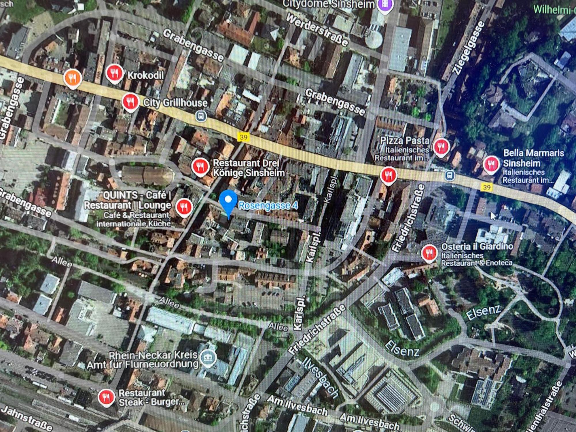 City Apartment Stadtwohnung Mit Kueche Und Netflix Nahe Bahnhof Sinsheim Kültér fotó